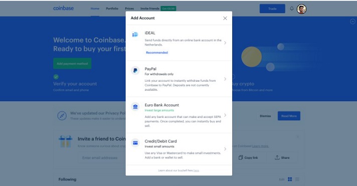 step-2 buy your preferable digital currency